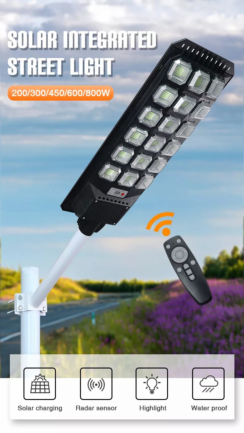 JY-C018  ALL IN ONE SOLAR STREET LIGHT